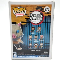 Funko Pop Demon Slayer Inosuke Hashibira Flocked 870 Vinyl Figure