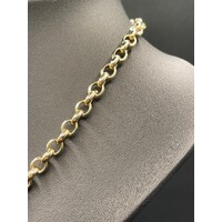 Ladies 9ct Yellow Gold Belcher Link Necklace