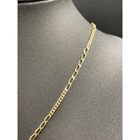 Ladies 9ct Yellow Gold Long Curb Link Necklace