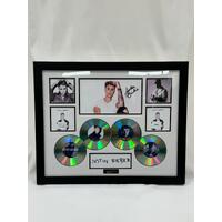 Justin Bieber Limited Edition 214/500 Framed Music Memorabilia with Certificate