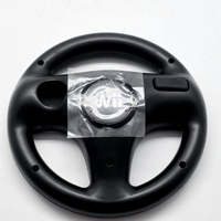 Mario Kart Wii Nintendo Game with Genuine Black Steering Wheel Attachment