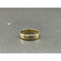 Unisex 9ct Yellow Gold Plain Wedding Band Ring