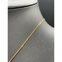 Unisex 22ct Yellow Gold Snake Bone Link Necklace