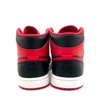 Nike Air Jordan 1 Mid Alternate Bred DQ8426 060 Black Fire Red White Shoes 8 US