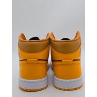 Nike WMNS Air Jordan 1 Mid Chutney Taxi Black White BQ6472 700 Size 8 US
