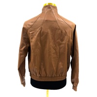 Adidas Originals Adicolor Trefoil Faux Leather Jacket Ladies Wild Brown II6102