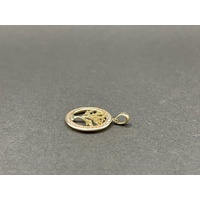 Ladies 9ct Yellow Gold Round Tree of Life Pendant