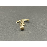 Ladies 9ct Yellow Gold Sail Anchor Pendant