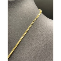 Unisex 18ct Yellow Gold Palma Link Necklace