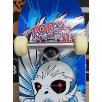 Tony Hawk Birdhouse Spiral Blue Skateboard with Carry Bag