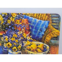 Jason Placemats Set of 6 Cork Back Verandah Wendy Wooden Floral Dining