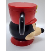 Disney on Ice Vintage Mickey Mouse Face Mug with Flip Cover