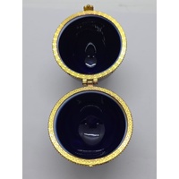 Vintage Porcelain Egg Trinket Box