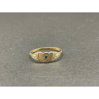 Child 9ct Yellow Gold Signet Ring