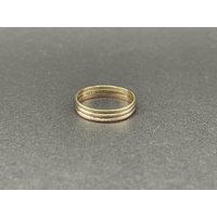 Ladies 9ct Three Tone Gold Ring
