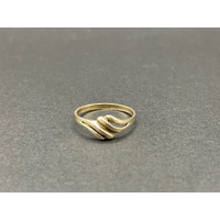 Ladies 9ct Yellow Gold Pattern Ring