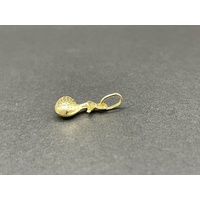 Unisex 10ct Yellow Gold Duck Pendant