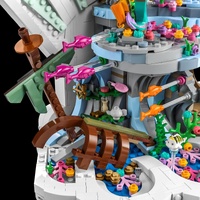 LEGO Disney The Little Mermaid Royal Clamshell 1808 Piece Set 43225 Building Set