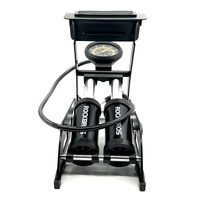 Rockbros Portable Bike Foot Pedal Pump with Attachment