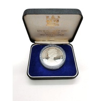 Fiji 1981 Wedding of HRH Prince Charles $10 Silver Proof Coin 1 Troy Oz