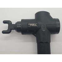 TEQ Rechargeable Massage Gun Black with Attachments and Carry Case