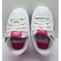 Nike Cortez EasyOn Baby Toddler Shoes White Laser Fuchsia Size US 5C UK 4.5