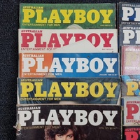 Vintage Australian Playboy Magazine Lot 1979-1989 Pop Culture Time Capsule