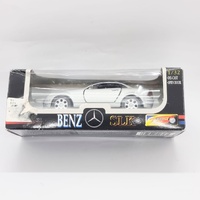 Mercedes-Benz SLK 1:32 Diecast Model Car Silver Open Door Collectible