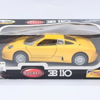 Bugatti EB110 Yellow Diecast Model Car Collectible Supercar