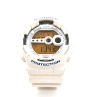 Casio G-Shock GD-100SC White Blue Digital Watch Shock Resistant 200m WR