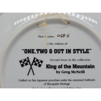 Bradford Exchange Peter Brock Plate One Two & Out in Style King of the Mountain