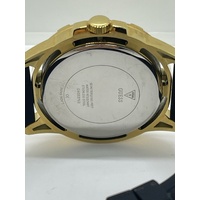 Guess GW0537G2 King Mens Black Gold Tone Multifunction Watch Stainless Case