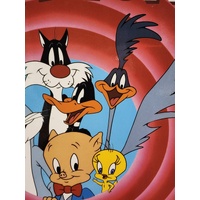 Looney Tunes That's All Folks! Framed Poster Classic Warner Bros. Cartoon Art