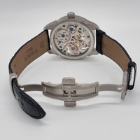 Tissot T-Complication Squelette Mechanical Mens Watch with Skeleton Dial