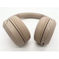 Sony WH-CH520 On-Ear Wireless Bluetooth Headphones Beige with Cable