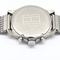Tommy Hilfiger Silver Dual Time Stainless Steel Mens Watch TH 368.1.14.2596