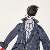 Persona 5 Joker Cosplay Costume Set with Wig Mask Jacket Top and Shoes