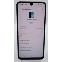 Samsung Galaxy A16 5G 128GB 6.7 Inch Android Smartphone Blue Black SM-A166P