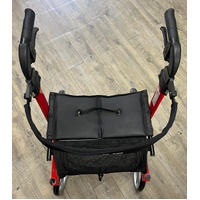 Hero Medical Outdoor Lite Aluminium Seat Walker Red