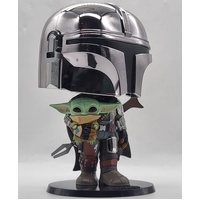 Funko Pop! Star Wars 380 The Mandalorian with The Child 10 Inch Vinyl Figure