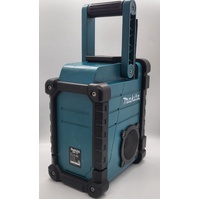 Makita DMR102 AM/FM Corded Cordless Jobsite Radio Blue Skin Only