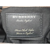 Burberry Mason House Check Canvas and Leather Diaper Tote Bag with Dust Bag Box