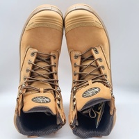 Oliver 55332Z Steel Cap Lace Up Zip Sided Mid Cut Wheat Safety Boots Size 10.5