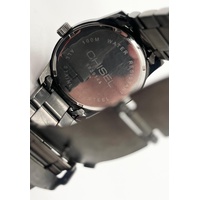 Chisel Men’s Black Stainless Steel Analogue Watch 5829145 100m WR