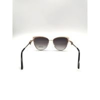 Guess GF6141 01B Cat Eye Sunglasses Black Frame Gradient Lenses 56-17-140