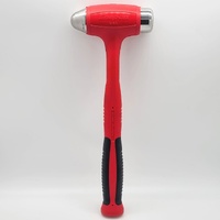 Snap-On 40 oz Ball Peen Soft Grip Dead Blow Hammer Red HBBD40