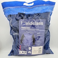 Weldclass Promax BF3 Blue FR with Leather Sleeves Size 3XL Welders Jacket