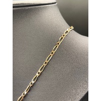 Unisex 9ct Yellow Gold Figaro Link Necklace