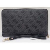 Guess Laurel Travel Wallet Style SG850060 Coal Logo