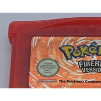 Authentic Pokémon Fire Red Version Game Boy Advance Video Game Cartridge